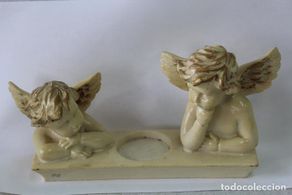 Antiquités: angeles, amorcillo, angelote en resina